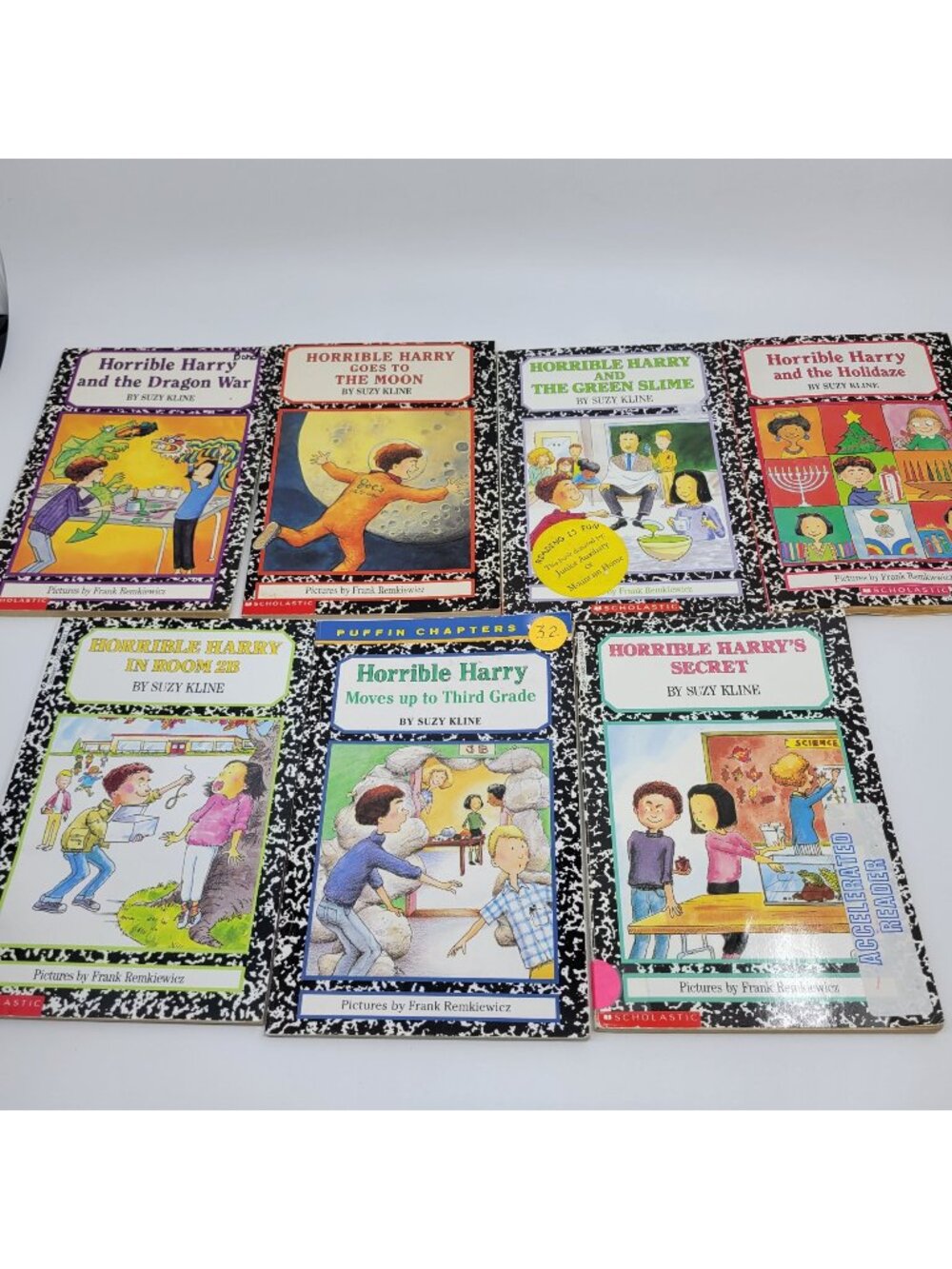 Horrible Harry by Suzy Kline Advancing Readers Lot of 7 Chapter Books - CB042